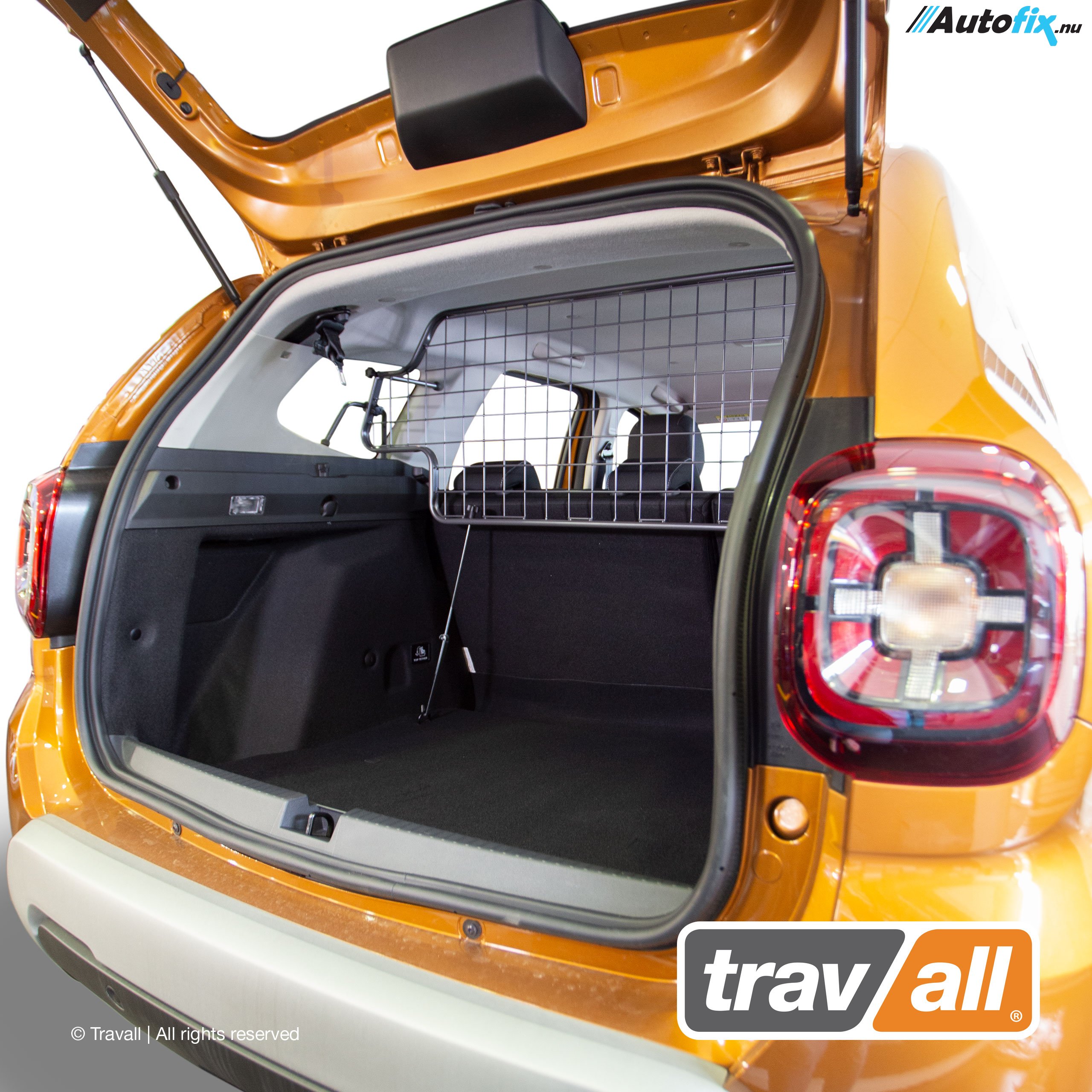 Hundegitter Travall Dacia/Renault Duster Årg. 2018> Dacia Hundegitter Autofix.nu